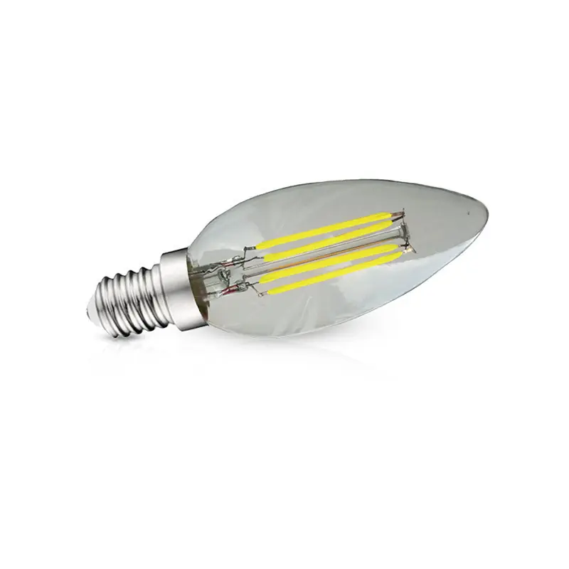 LED FIL COB FLAMME E14 4W 4000K CLR BLISTER X3