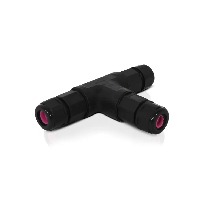 CONNECT ETANCHE IP68 250V NOIR 3 FILS AUTOMATIQUE FORME T