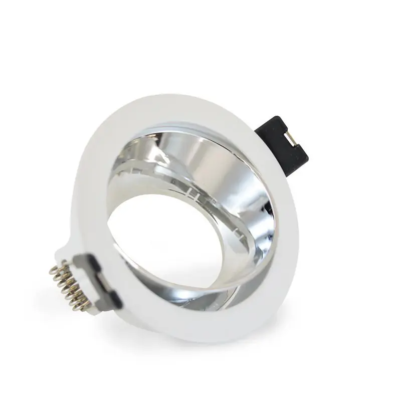 SUPPORT SPOT DIAM 80MM ARGENT ROTATIF ORIENT BASSE LUMINANCE