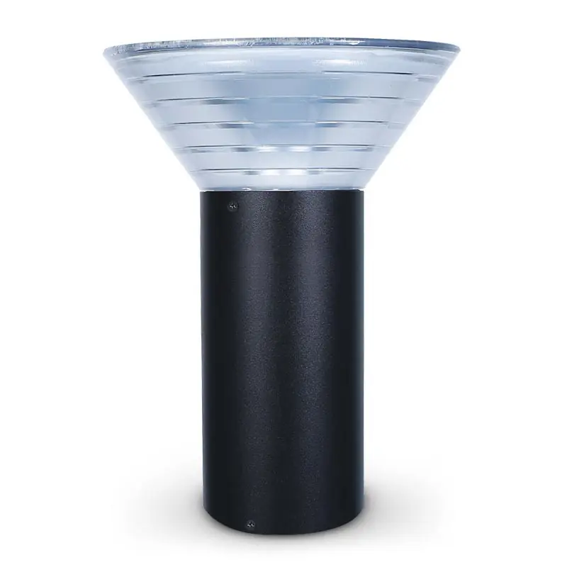 SUNNY COUPOLE POTELET SOLAIRE CONIQUE 9V 380MM 4W 3000K NOIR IP65