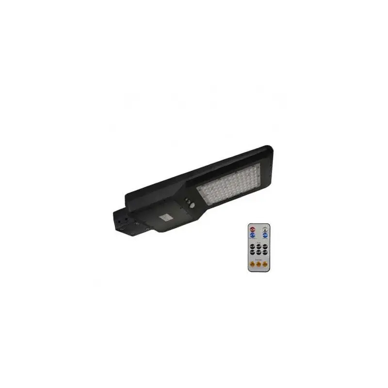 TÊTE DE LAMPADAIRE SOLAIRE + DÉTECTEUR IR + TÉLÉCOMMANDE 40W 4000K