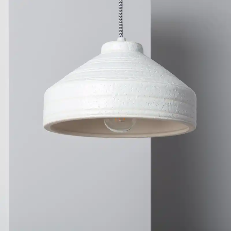 Suspension luminaire suspendu céramique culot e27