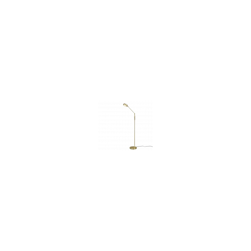 Lampadaire FRANKLIN incl. 1x SMD LED, 6,5W · 1x 650lm, 2700+3200+4000K Métal Laiton mat