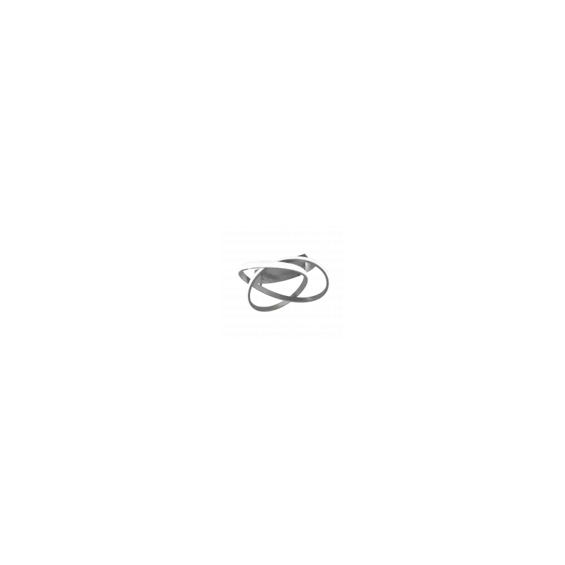 Plafonnier COURSE incl. 1x SMD LED, 18W · 1x 2400lm, 4000K Métal Nickel mat
