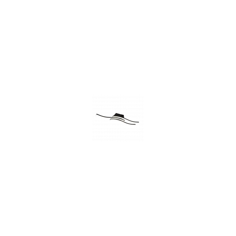 Plafonnier ROUTE incl. 3x SMD LED, 5W · 3x 600lm, 4000K Métal Noir mat