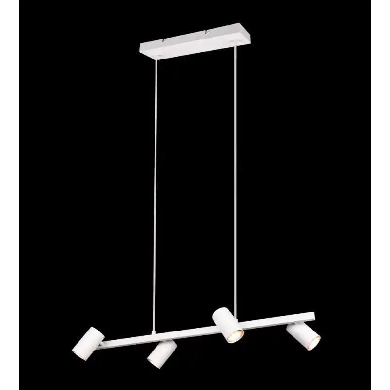 Suspension MARLEY excl. 4x GU10 · max. 35W Métal Blanc mat