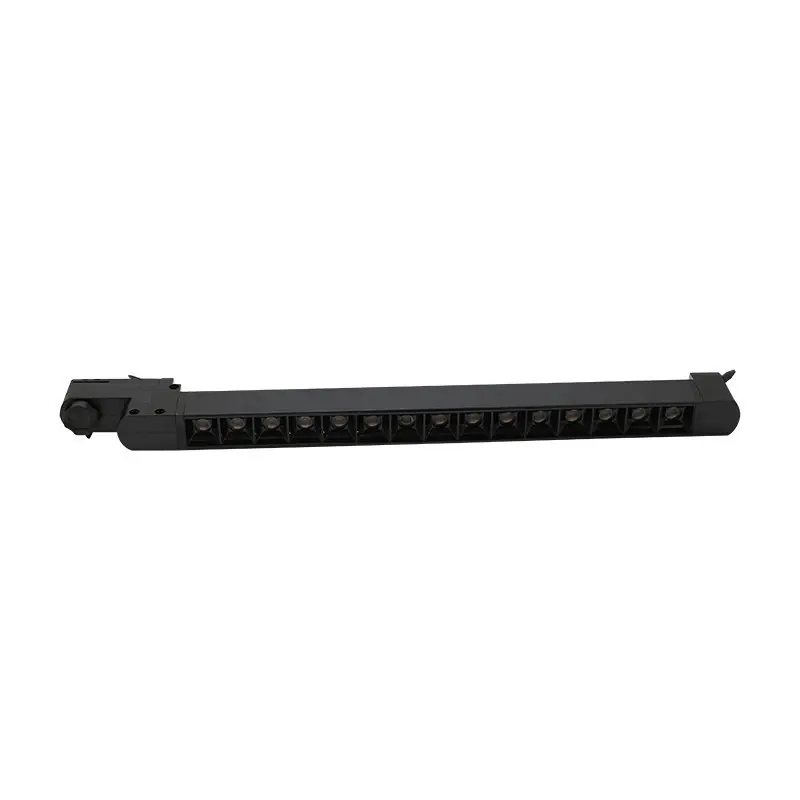 Spot rail led 15w pour rail 3 phases-220v-1275 lumens blanc ou noir