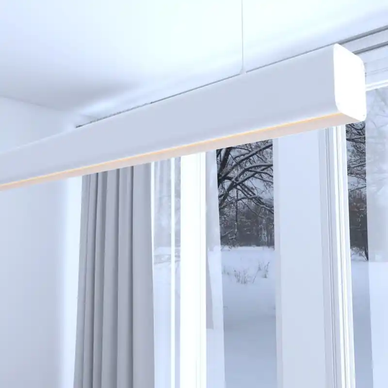 Suspension barre blanche profilé led 50cm-100cm-150cm-200cm