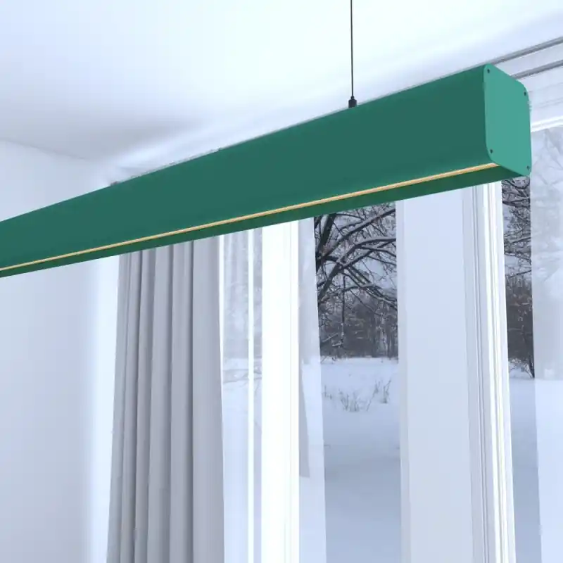 Suspension barre verte profilé led 50cm-100cm-150cm-200cm