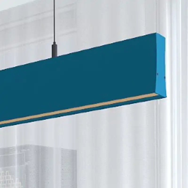 Suspension barre bleu turquoise profilé led 50cm-100cm-150cm-200cm