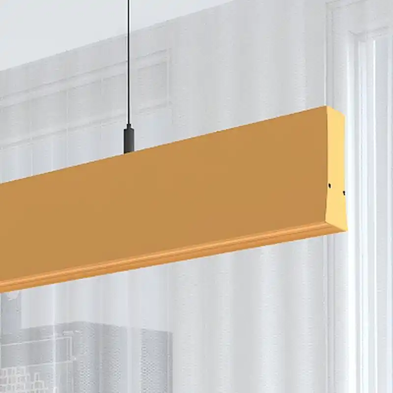 Suspension barre jaune profilé led 50cm-100cm-150cm-200cm