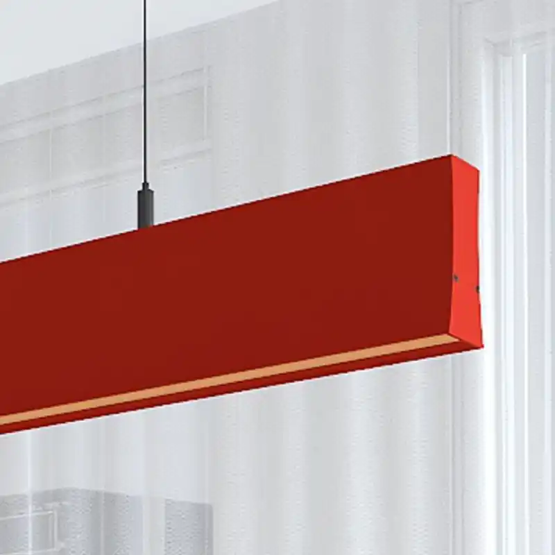Suspension barre rouge profilé led 50cm-100cm-150cm-200cm
