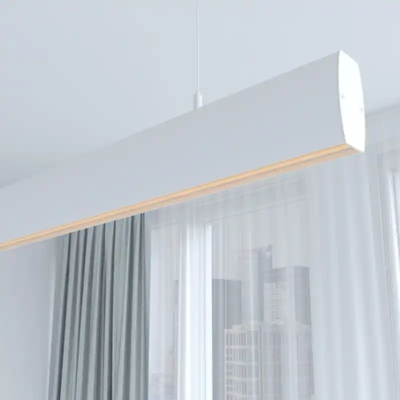 Suspension barre blanche profilé led 50cm-100cm-150cm-200cm