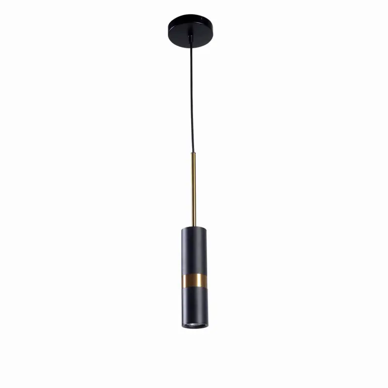 Suspension noire et doré moderne contemporain