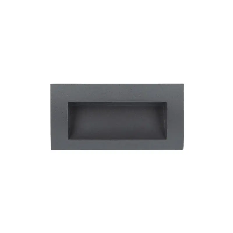 Spot balisage 4w LED rectangulaire escalier mur encastrable noir ou blanc