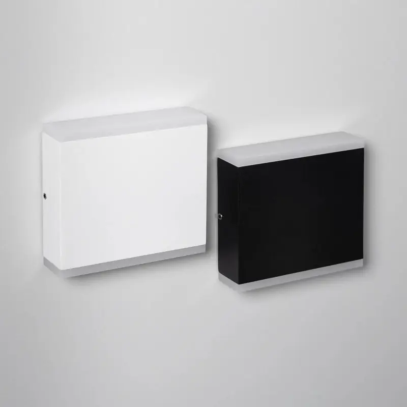 Applique murale balisage 6w LED noir ou blanc