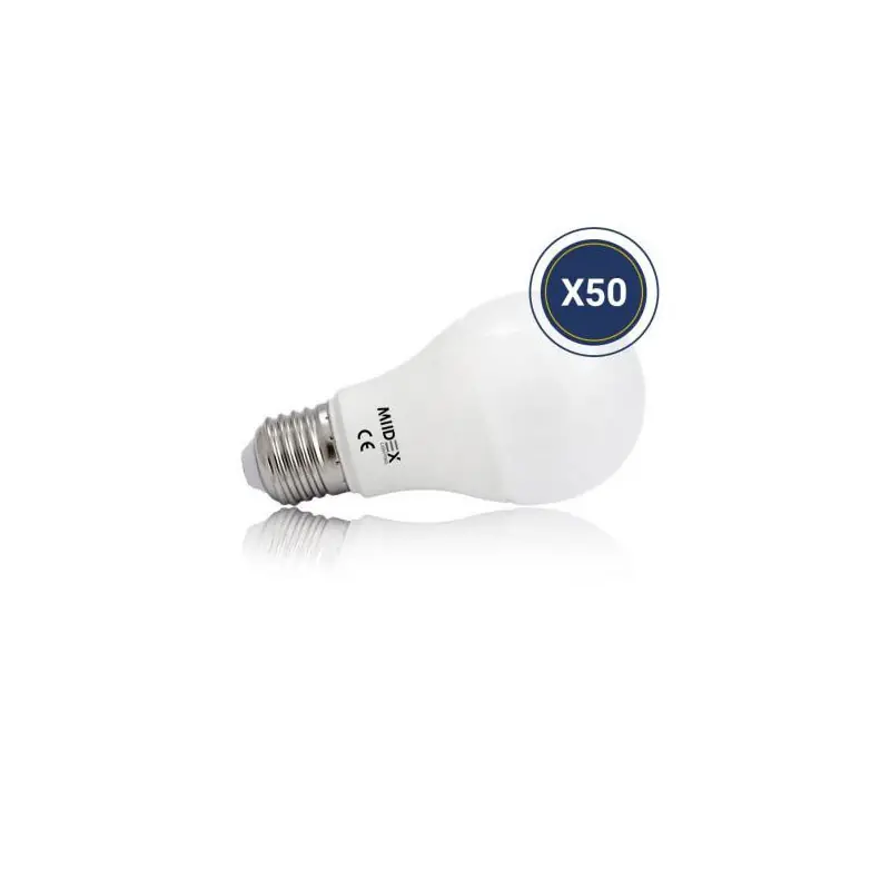 LED 6W BULB E27 4000K BOITE PACK DE 50