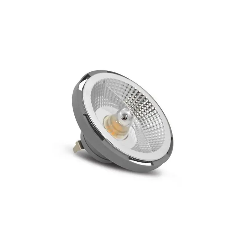 LED AR 111 G53 SILVER 12V AC/DC 14W 3000K BOITE