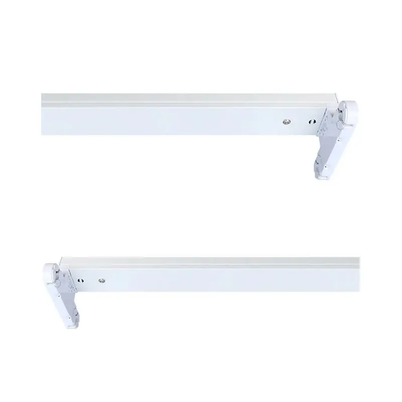 T8 SUPPORT DOUBLE TUBES 1500MM BLC L N DEUX COTE