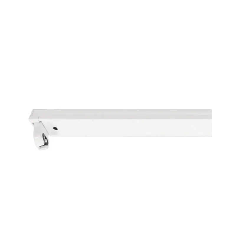 T8 SUPPORT SIMPLE TUBE 1500MM BLC L N MEME COTE x10