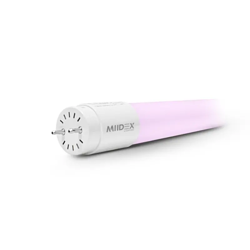 TUBE LED T8 1500MM 24W 180-265V PINK (X10)