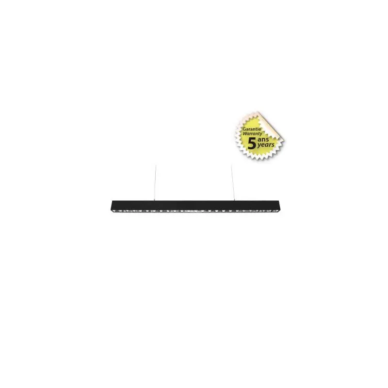 LINEAIRE LED 50W 1500MM 4000K NOIR UGR19 5ANS