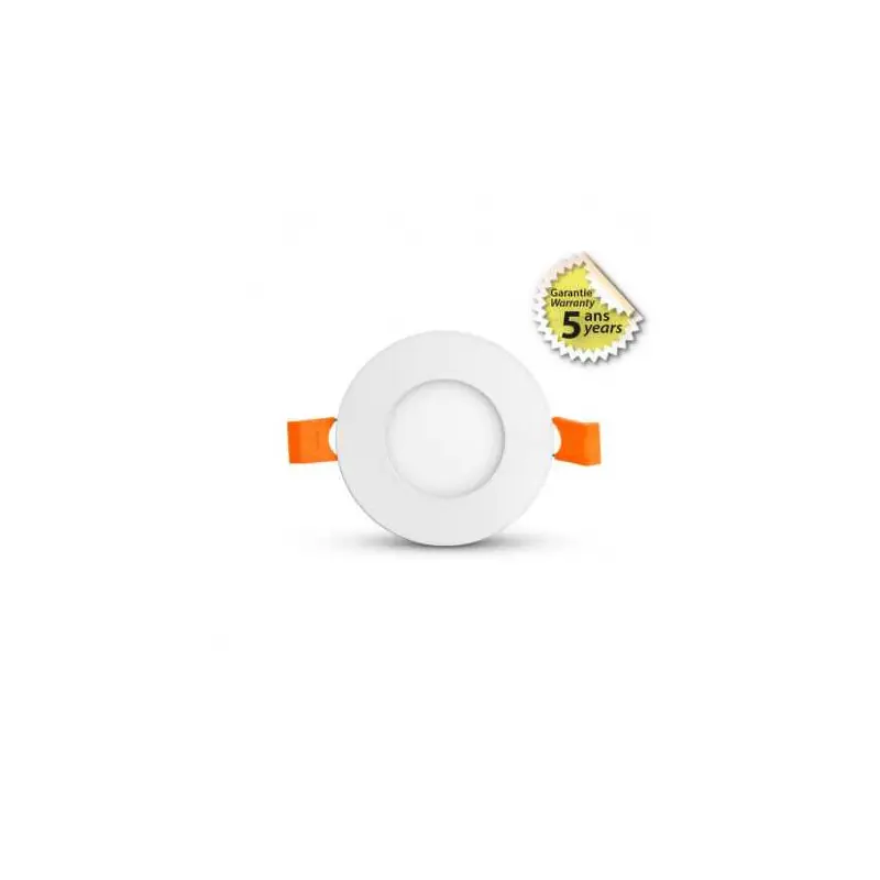 SLIMY II DOWNLIGHT DIAM 90MM 3W 4000K BLC 5ANS