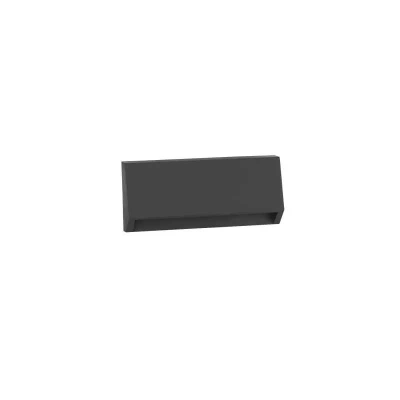Spot de balisage à 3w LED d‘escalier mur rectangulaire blanc-noir