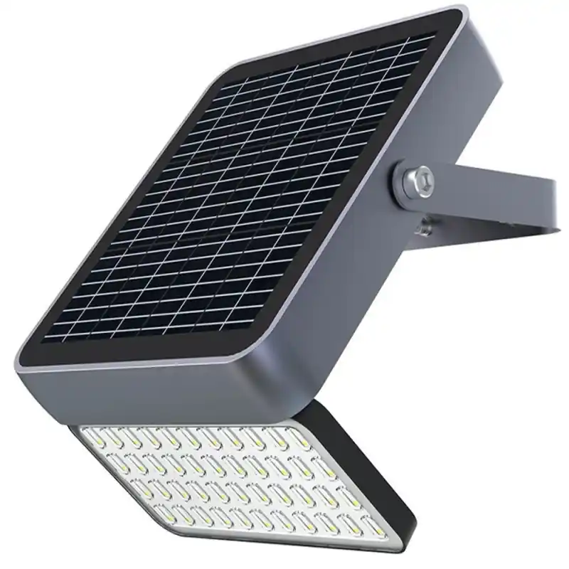 Projecteur solaire 100w détecteur pir 5m-5700k-3600lm
