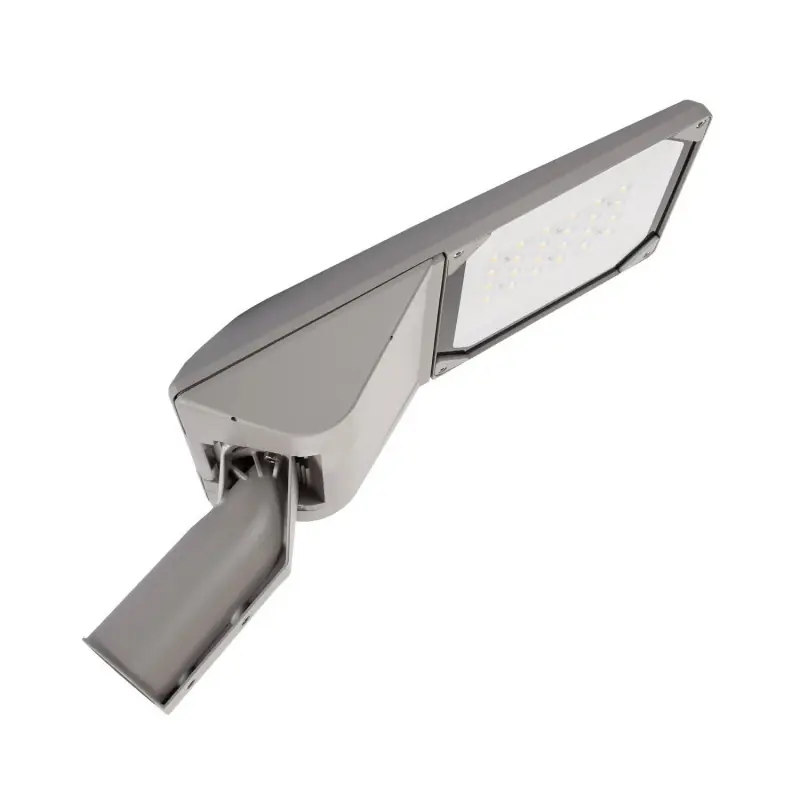 Tête de candélabre led 100w Philips 14000 lumens-4000k-eclairage parking magasin routier