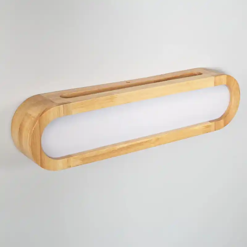Applique murale bois 8w led 45cm