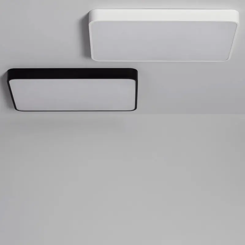 Plafonnier led 40w cct-40cm-3000k-4000k-6000k métal blanc-noir