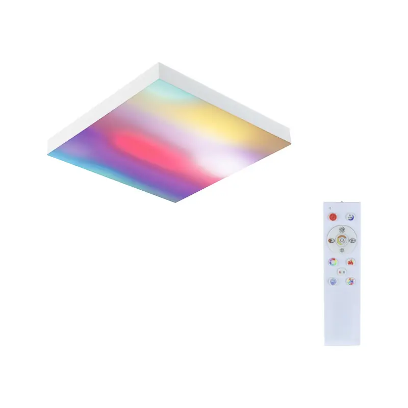 Panneau Loria Rainbow 295x295mm 13,2W dynamic RGWB blanc 230V Métal