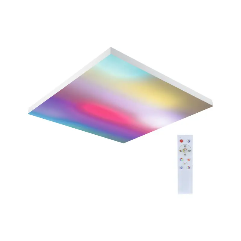 Panneau Loria Rainbow 450x450mm 19W dynamic RGWB blanc 230V Métal
