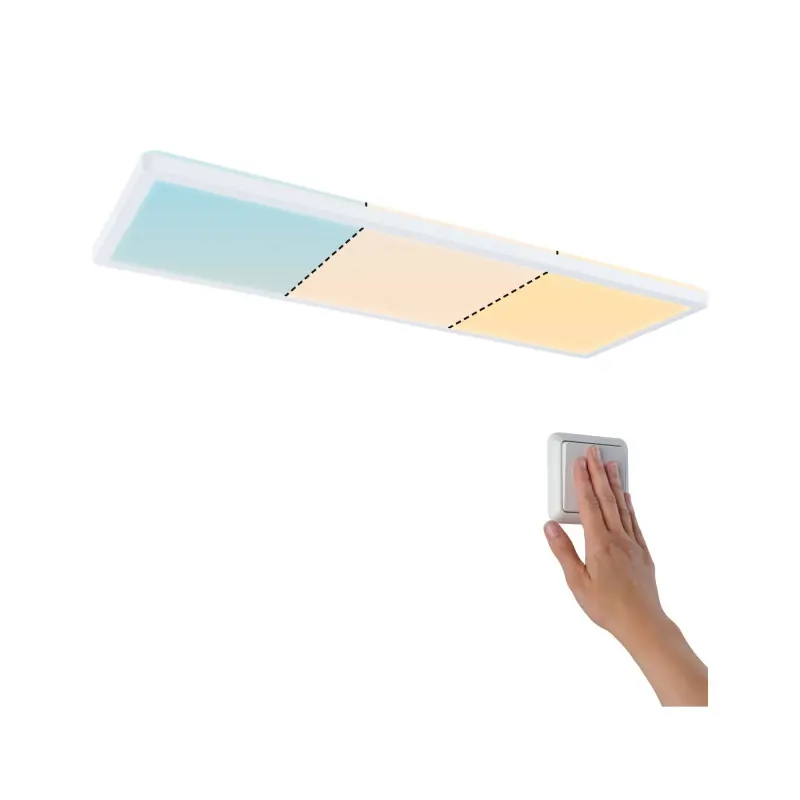 Pann Atria Shine 22W 3 StepWhiteSwitch 580x200mm 230V blanc plastique