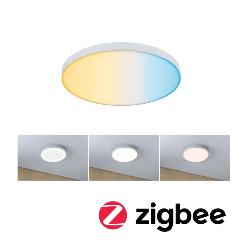Panneau Loria 300mm 16,5W TuneW Zigbee blanc 230V Métal