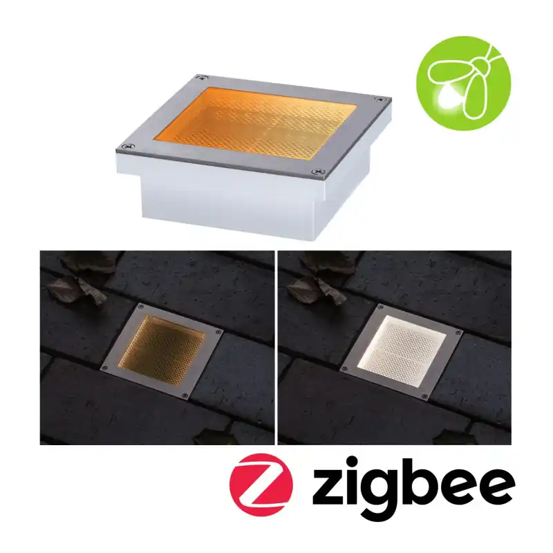 ENC de sol extérieur 230V Brick WW IP67 2200-3000K 100x100