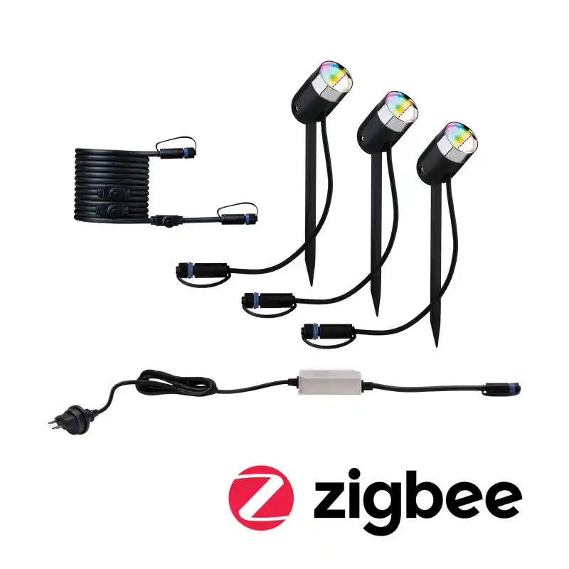 Kit extérieur Plug & Shine Pike RGBW Zigbee