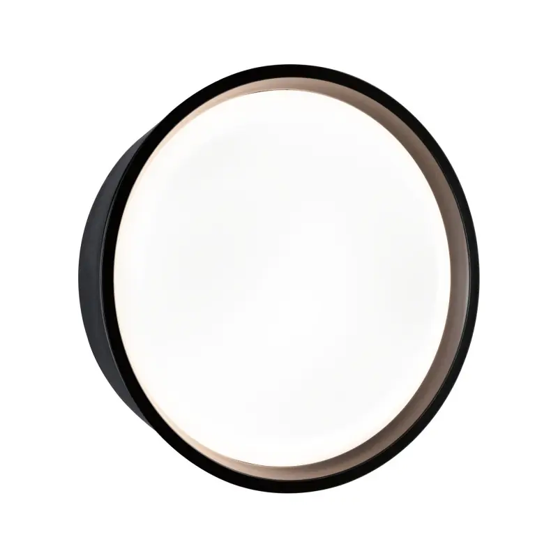 Applique extérieure Platomo noir 230 V IP44 3000 K