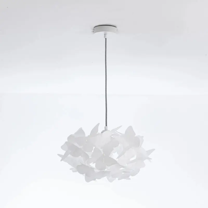 Suspension luminaire suspendu blanche culot e27