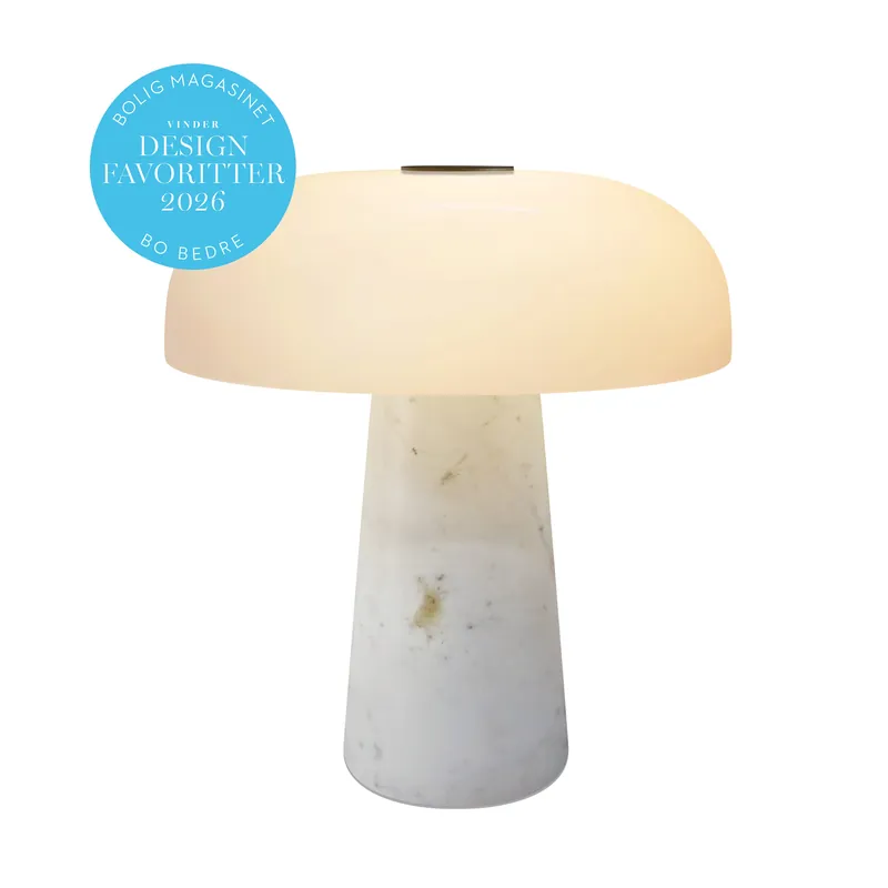 Glossy Mini Portable | Bordlampe | Hvid
