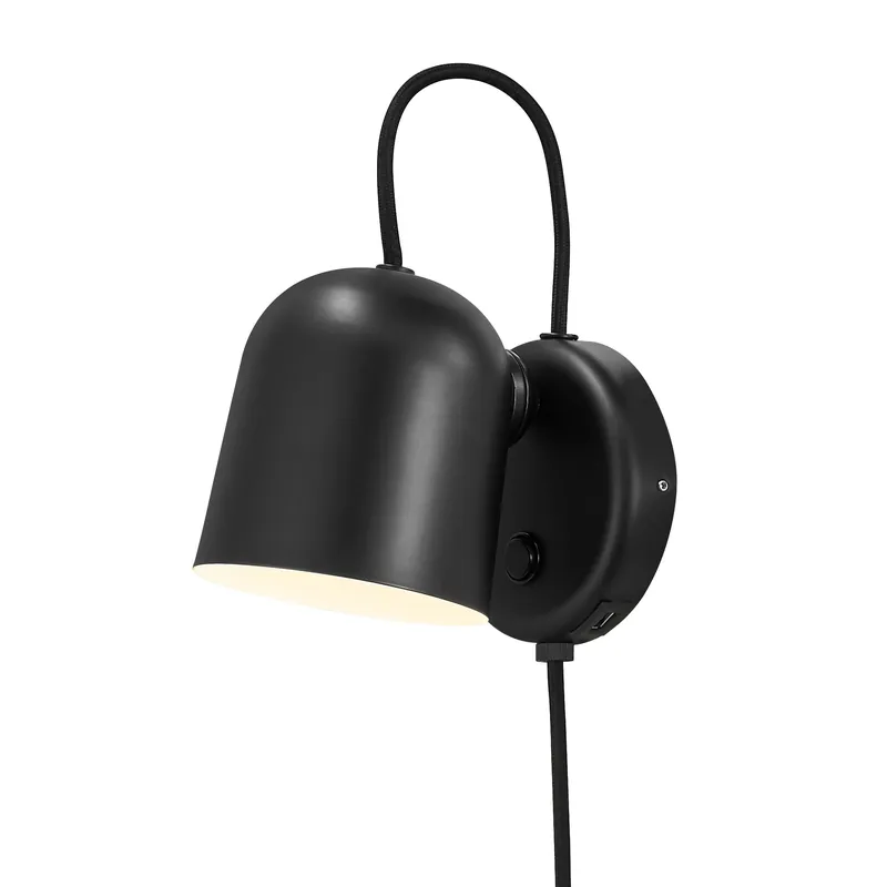 Angle GU10 | Wandleuchte | Schwarz