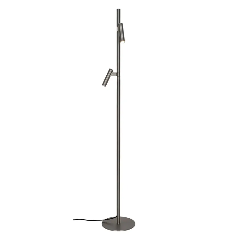 Makoto | Stehlampe | Satinchrom