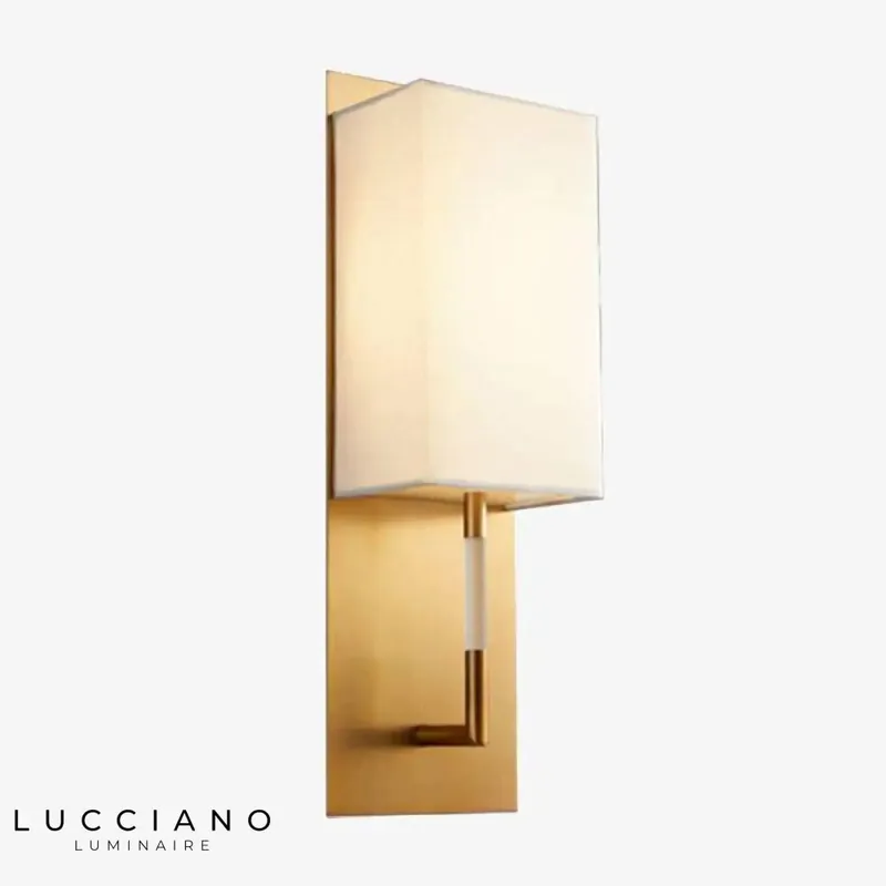 Applique murale rétro élégante design dorée contemporain