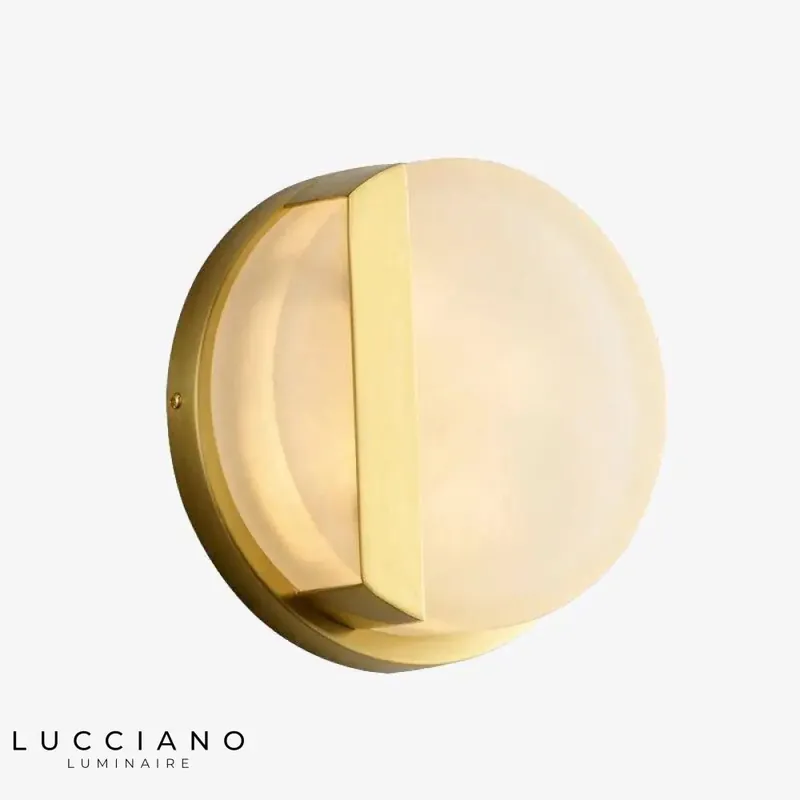 Applique murale LED dorée élégante luxueuse et contemporaine