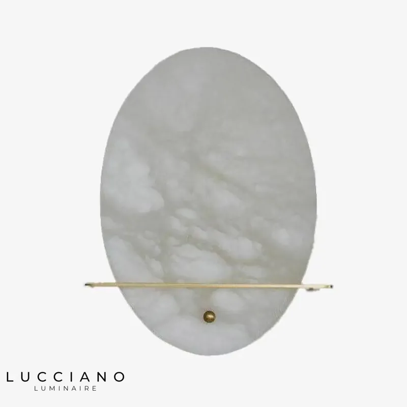 Applique murale design LED luxueuse pierre précieuse élégante