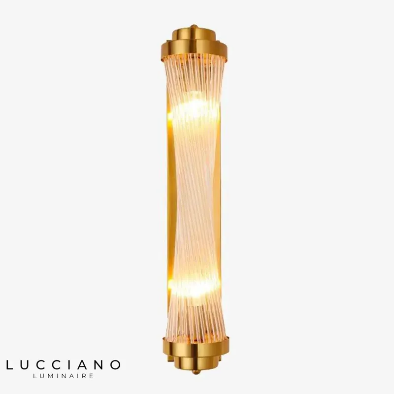 Applique murale LED doré élégant design contemporain