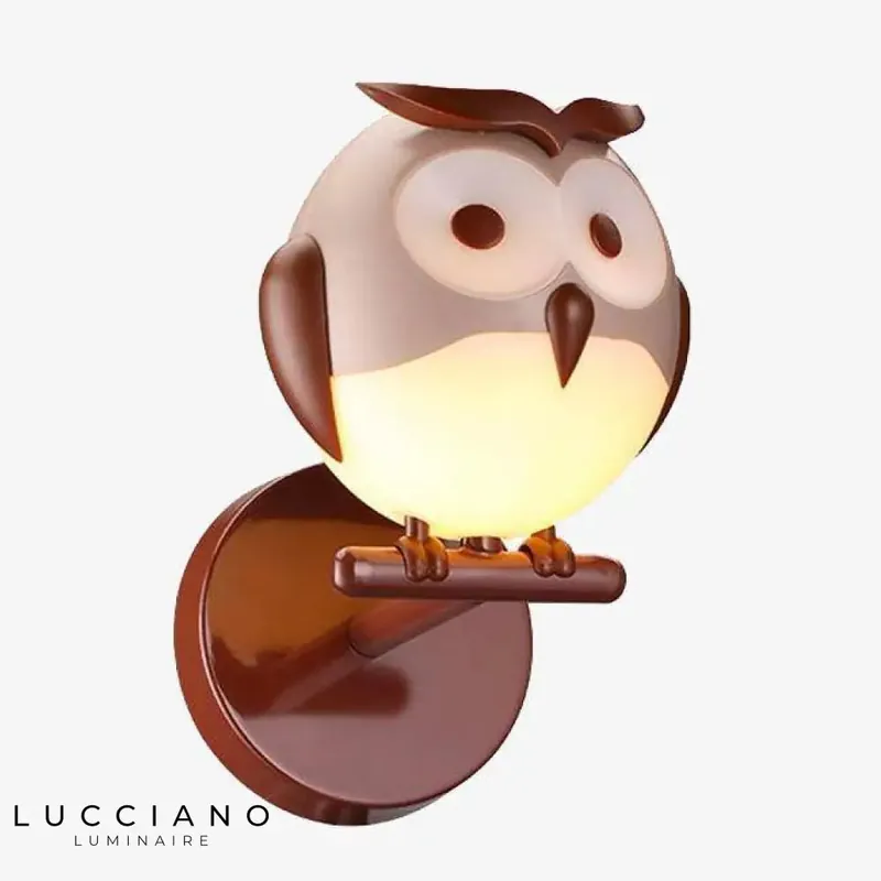 Applique murale LED rigolote et design.