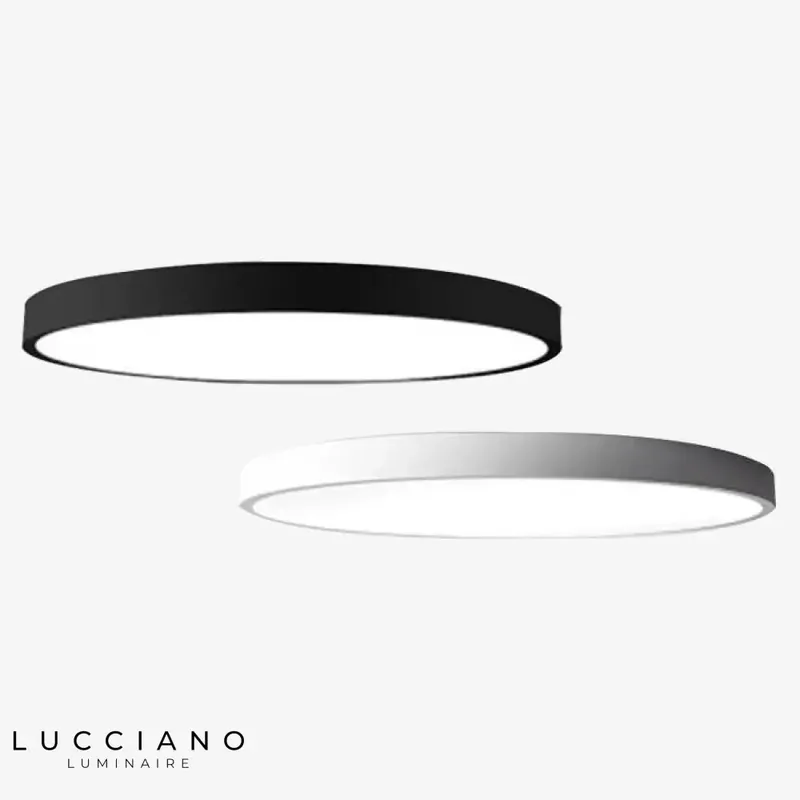 Voici le titre transformé :
Plafonnier LED design élégant minimaliste moderne