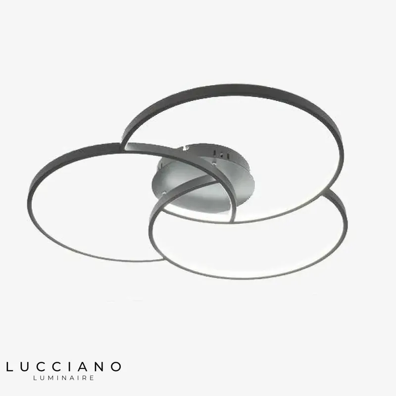 Plafonnier LED Design Trois Cercles
